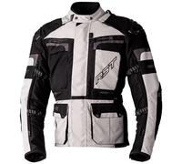 RST Waterproof Motorbike Pro Series Adventure-X CE Textile Jacket - Silver Black