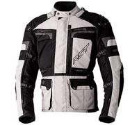 RST Waterproof Motorbike Pro Series Adventure-X CE Textile Jacket - Silver Black
