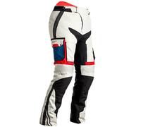 RST Pro Series Adventure-X Ladies Motorcycle Textile Pants, white-red-blue, size 48 for Women