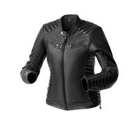 RST Ladies Roadster Air D3O Motorbike Motorcycle Leather Jacket - Black