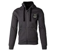 RST X made with Kevlar Zip Through Factory CE Textile Hoodie - Grey (as8, alpha, x_s, regular, regular, XS)