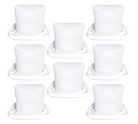 Rstartree 8 Pack HNVCF10 Filters Replacement for Black and Decker Dustbuster, Washable Hand Vacuum Filters Compatible with HNVC115, HNVC215, HNVC220 Series, Silver