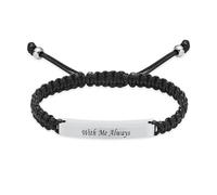 Rstnxnnl Sunflower Cremation Urn Bracelet for Adjustable Boho Daisy Handmade Cremation Jewelry Braided Rope Bracelets for Women Jewelry Gift With Funnel Kit & Bag(Silver)