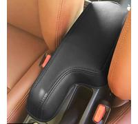 RSUQEOLG Fit for Honda Fit 2014-2020, Center Console Cover, Leather Durable Car Armrest Cover, Car Interior Protection (Black)