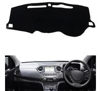 RSUQEOLG Fit for Hyundai i10 2014-2018 RHD, Dash Cover, Non-Slip Durable Car Dashboard Cover, Black Dash Cover Mat, Easy to Use