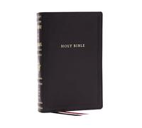 RSV Personal Size Bible with Cross References, Black Genuine Leather, Thumb Indexed, (Sovereign Collection)
