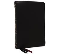 RSV Personal Size Bible with Cross References, Black Premium Goatskin Leather, Premier Collection, (Sovereign Collection)