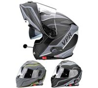 RSV171 BL+ 3.0 Flip Helmet (Zone Matt Black/Grey,XS)