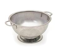 RSVP International Endurance Kitchen Collection Colander Strainer, 3 Quart, Pierced Stainless Steel