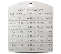 RSVP International Endurance Magnet Collection Stainless Steel, 4x3.5, Conversion Magnet