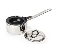 RSVP International Endurance Single Egg Poacher Set | Perfectly Poached Eggs | Includes Stainless Steel Pan | Dishwasher Safe