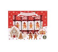 RSW 6 Gingerbread 12" Crackers - Fun Christmas Crackers with Gingerbread Man & Candy Cane Designs - Includes Hats, Mottos & Festive Gifts