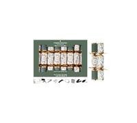 RSW 8 x Premium Eucalyptus Christmas Crackers 12.5" Xmas Luxury White Green Gold Party
