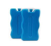 Koopman International 2 Pack Reusable Freeze Board Ice Blocks, 200 Grams, Blue, Solid, Ideal for Picnic, Cooler Blocks for Cool Bags, Lunch Boxes, Cool Boxes