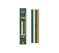 RSW Christmas 8 Metre Gift Wrap Pack - 4 x 2M Wrapping Paper Rolls, 2 x 2M Raffia Ribbons & 8 Tags - Woodland, Script, Floral & Plain Designs