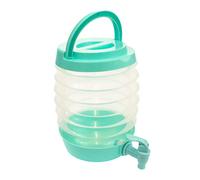 RSW Collapsible Drink Beverage Dispenser Plastic 3.3Lt Serving Jar with Tap (Pastel Green)