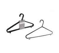 RSW Hangers-Black, Printed Sleeve, Perfect for Coat & Cloths, 4 Pack