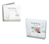 RSW Hugs & Kisses Hello Baby Record Book Journal Keepsake & Photo Album Set