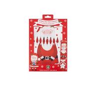 RSW Make Your Own Santa Christmas Crackers - 6 Pack 12" DIY Festive Crackers with Hats & Mottos - Fun Family Christmas Activity