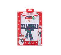 RSW Make Your Own Snowman Christmas Crackers - 6 Pack 12" DIY Festive Crackers with Hats & Mottos - Personalise with Your Own Fillers