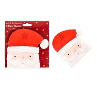 RSW Pack of 16 Santa Napkins Christmas Paper Novelty Tableware Xmas Celebration Festive