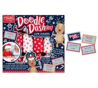 RSW Pack Of 6 Christmas Games Crackers Doodle Dasher 6 Fun Drawing Family Dinner Crackers 9Inch