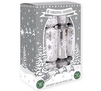 RSW Snowflake Family Christmas Crackers Silver and White Pack of 10