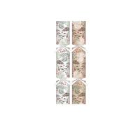 RSW Woodland Winter Foliage Christmas Crackers - Bulk Catering Box of 50 x 10 Inch Crackers with Raffia Ribbon - Eco-Friendly Crackers with Hat, Motto & Gift