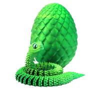 Rswnyirn 3d Printed Toys, Snake Eggs With Snake Inside, 3d Printed Animals Set, Executive Desk Fidget Toys For Kids & Adults Yellow One Size