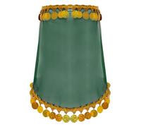 Rswnyirn Belly Dance Veil For Womens Sheer Mesh Face Scarf Trible Egyptian Mask Halloween Accessories Green One Size