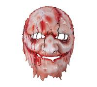 Rswnyirn Blood Full Head Skull Mask Halloween Scary Witch Mask for Masquerade Cosplay Party Costume Props Red One Size