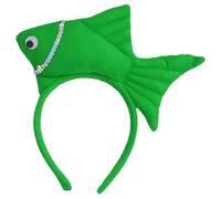 Rswnyirn Fish Goldfish Headband Chicken Headbands Animal Costume Headband for Halloween Dress Up Green Goldfish One Size