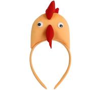 Rswnyirn Fish Goldfish Headband Chicken Headbands Animal Costume Headband for Halloween Dress Up Yellow A Chook One Size