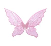 Rswnyirn Halloween Fairy Elf Cosplay Set Sparkle Butterfly Wings Flower Crown Headband Wand