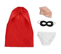 Rswnyirn Hero Capes and Mask Disposable Shorts for Role Playing Halloween Costumes Party Dress up Type 1 One Size