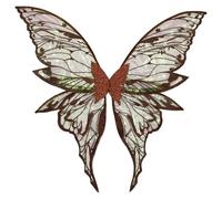 Rswnyirn Large Sparkle Butterfly Wings for Women Girls Fairy Angel Wings Elf Dress Up Accessories Brown One Size