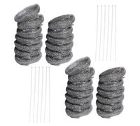 Rswnyirn Lint Traps for Washing Machine Stainless Steel Mesh Snare Trap Washer Hose Lint Catcher with Cable Ties Silver One Size