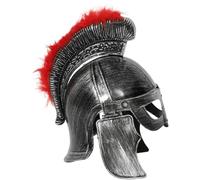 Rswnyirn Medieval Knight Soldier Warriors Helmet Hat Ancient Roman Spartans Gladiator Costume Accessory Silver D One Size