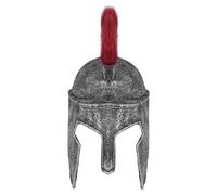 Rswnyirn Medieval Spartan Helmet King Leonidas Latex Helmets Spartan Warrior Costume Headwear Silver One Size