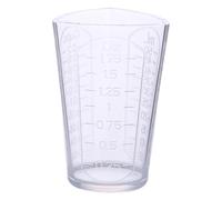 Rswnyirn Silicone Measuring Cups for Resin, Mixing Cups Paint Pouring Cup for DIY Craft Jewelry Making 50ML Translucent One Size