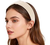 Rswnyirn Victorian Crown Headpiece Elizabethan Renaissance Coronet Hat Headdress Pilgrim Headband Beige E One Size