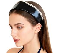 Rswnyirn Victorian Crown Headpiece Elizabethan Renaissance Coronet Hat Headdress Pilgrim Headband Black A One Size