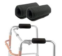Rswnyirn Walker Padded Hand Grip Covers Universal Walker Crutch Handle Cushion - Elderly Mobility Aid Accessories Black One Size