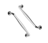 RSWZSFL 2 Pack Cabinet Handles Modern Drawer Pulls Furniture Door Pulls with Screws Cupboard Handles Wardrobe Knobs Cabinet Hardware for Kitchen Bedroom Bathroom Dresser (Pitch:96mm,Bright Chrome)