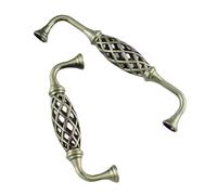 RSWZSFL 2 PCS Artistic Birdcage Shape Cabinet Knob Zinc Alloy Classical Drawer Pull Vintage Cupboard Handle Furniture Door Pull Handles with Screw for Kitchen,Closet,Wardrobe (Pitch:128mm)