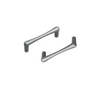 RSWZSFL 2 Pcs Kitchen Cabinet Handles Cupboard Knobs Colourful Kitchen Door Handles with Screws Zinc Alloy Drawer Pulls for Drawer Wardrobe Cabinet Bathroom Children's Room (Pitch:96mm,Dark Grey)