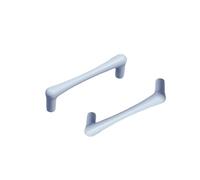 RSWZSFL 2 Pcs Kitchen Cabinet Handles Cupboard Knobs Colourful Kitchen Door Handles with Screws Zinc Alloy Drawer Pulls for Drawer Wardrobe Cabinet Bathroom Children's Room (Pitch:192mm,Blue)