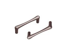 RSWZSFL 2 Pcs Kitchen Cabinet Handles Cupboard Knobs Colourful Kitchen Door Handles with Screws Zinc Alloy Drawer Pulls for Drawer Wardrobe Cabinet Bathroom Children's Room (Pitch:96mm,Coffee Copper)
