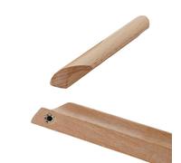 RSWZSFL 2 Pcs Wood Drawer Pulls Wooden Cabinet Handles Dresser Pulls Door Knobs Kitchen Handles Cabinet Hardware Pull for Bedroom Bathroom Wardrobe Drawer (Hole Pitch:160mm)