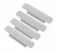 RSWZSFL 4 Pcs Self Adhesive Door Handles Plastic Cupboard Door Handles Self-Stick Wardrobe Handles Stick on Handle Cabinet Pulls Furniture Handle for Cabinets,Drawer,Windows (White)